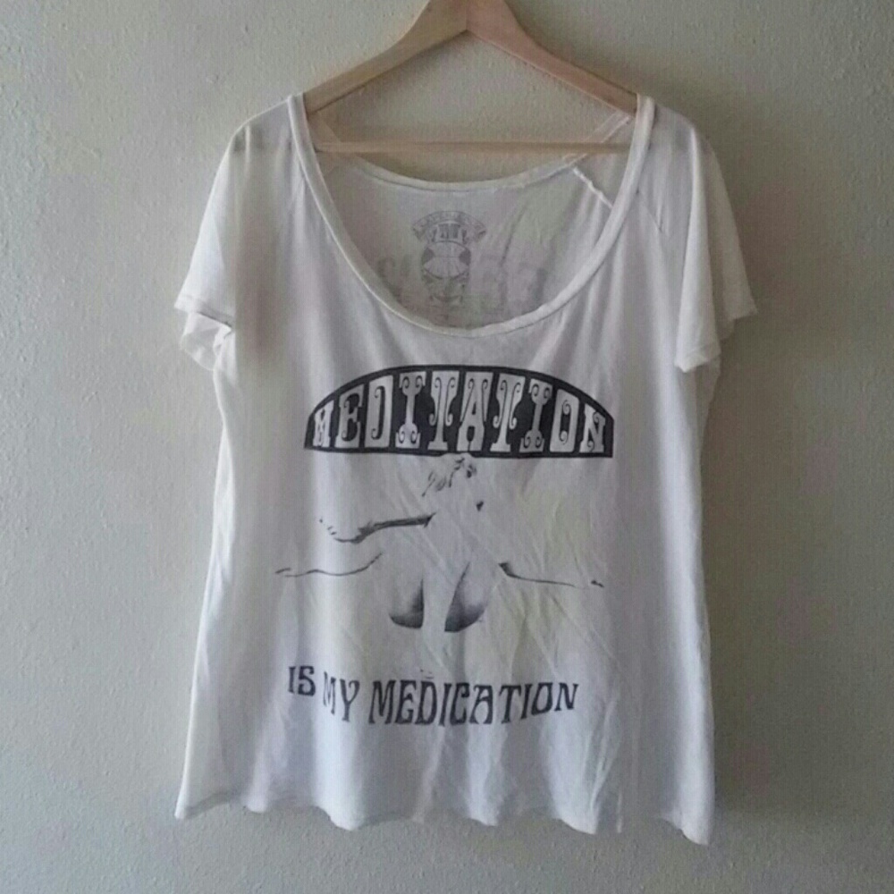 SUGARHIGH + LOVESTONED Meditation Tee Sz M